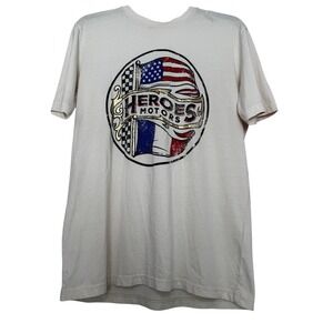 heroes Motors Men's Chopper Holly Graphic T-Shirt Tee M